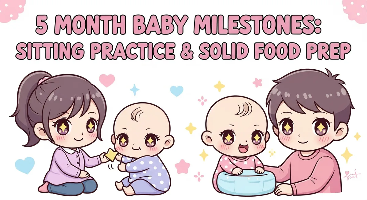 5 Month Baby Milestones: Rolling, Laughing, and Almost Ready for Food - SoulSeed Baby Names blog header image
