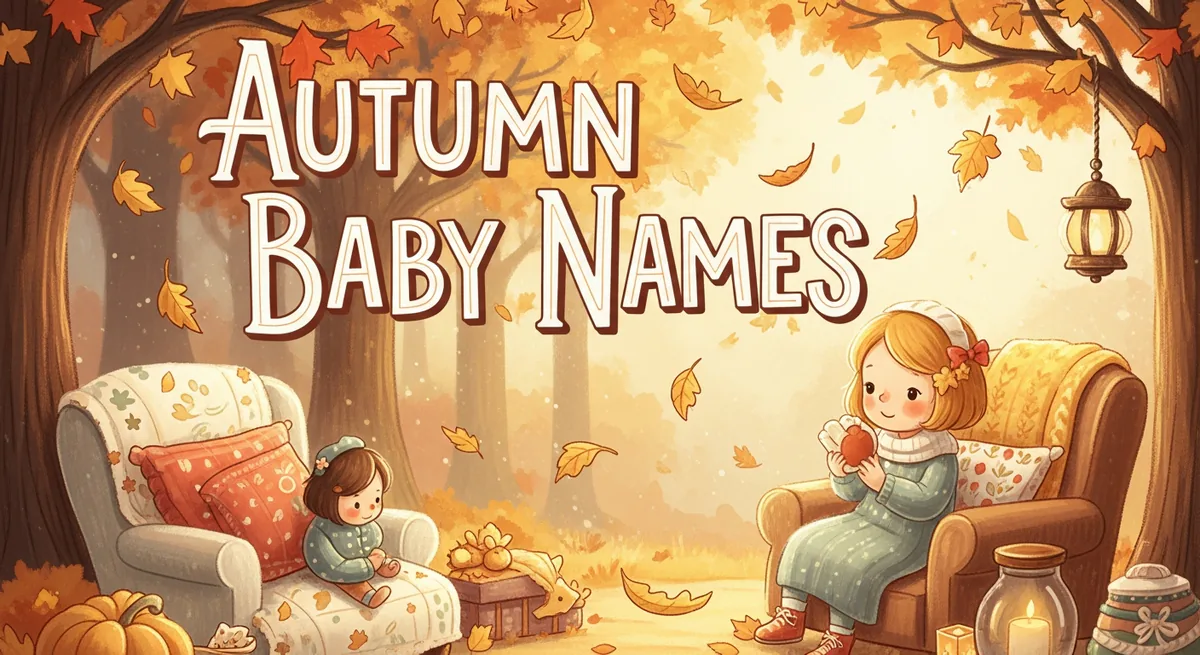 Autumn Baby Names - SoulSeed Baby Names blog header image