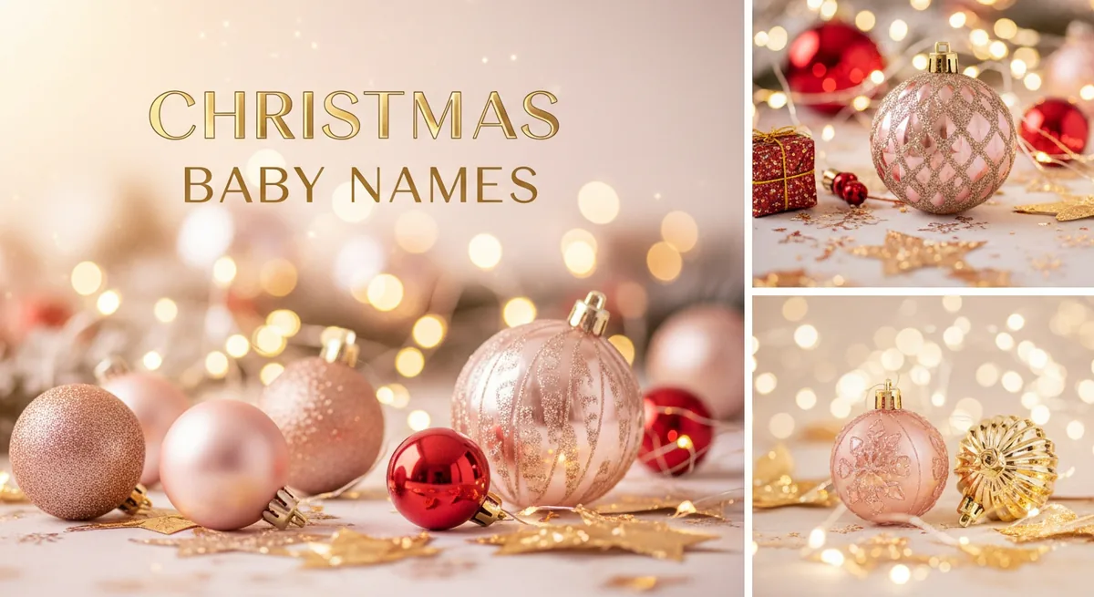 Christmas Baby Names - SoulSeed Baby Names blog header image