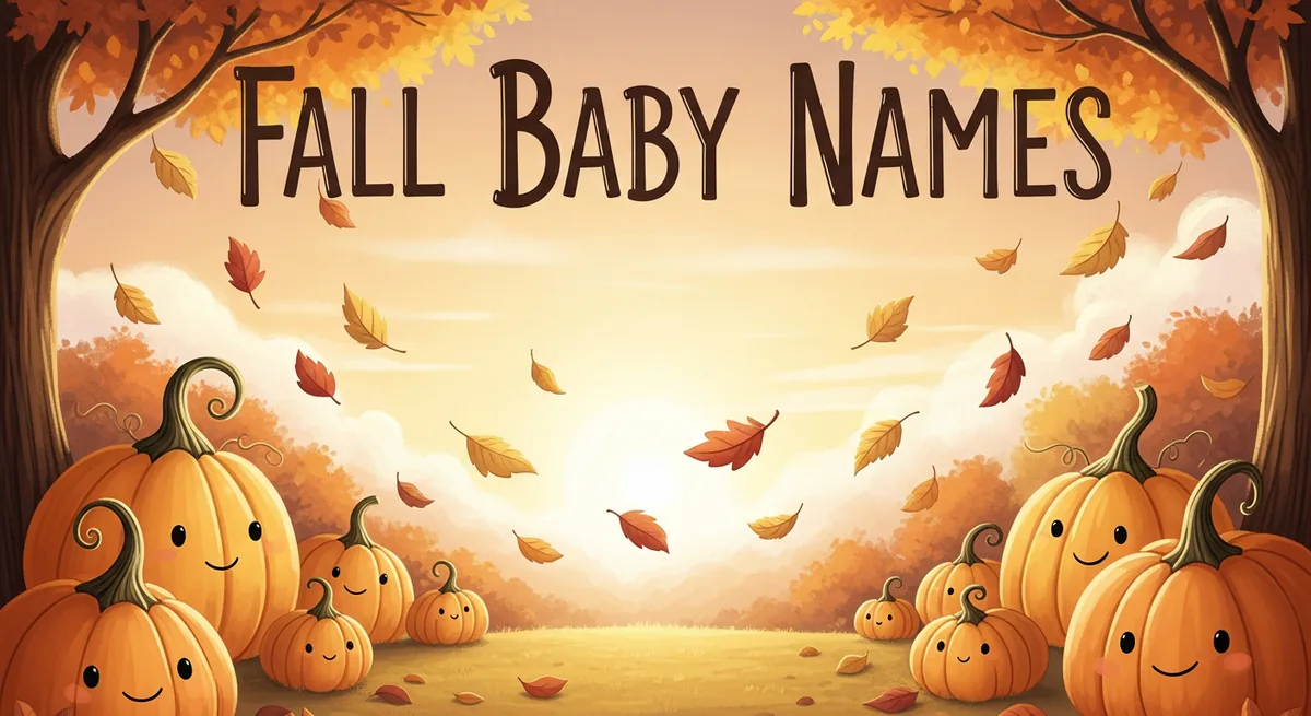 Fall Baby Names - SoulSeed Baby Names blog header image