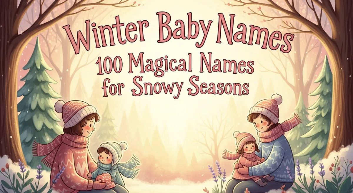 Winter Baby Names - SoulSeed Baby Names blog header image