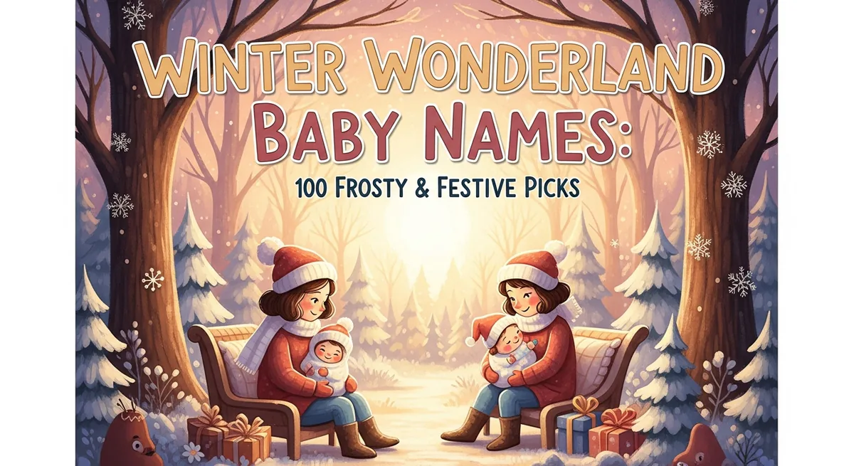 Winter Wonderland Baby Names - SoulSeed Baby Names blog header image