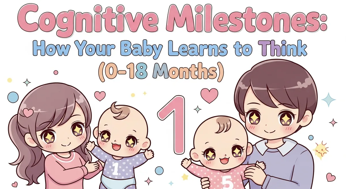 Baby Cognitive Milestones: How Your Baby's Brain Develops - SoulSeed Baby Names blog header image
