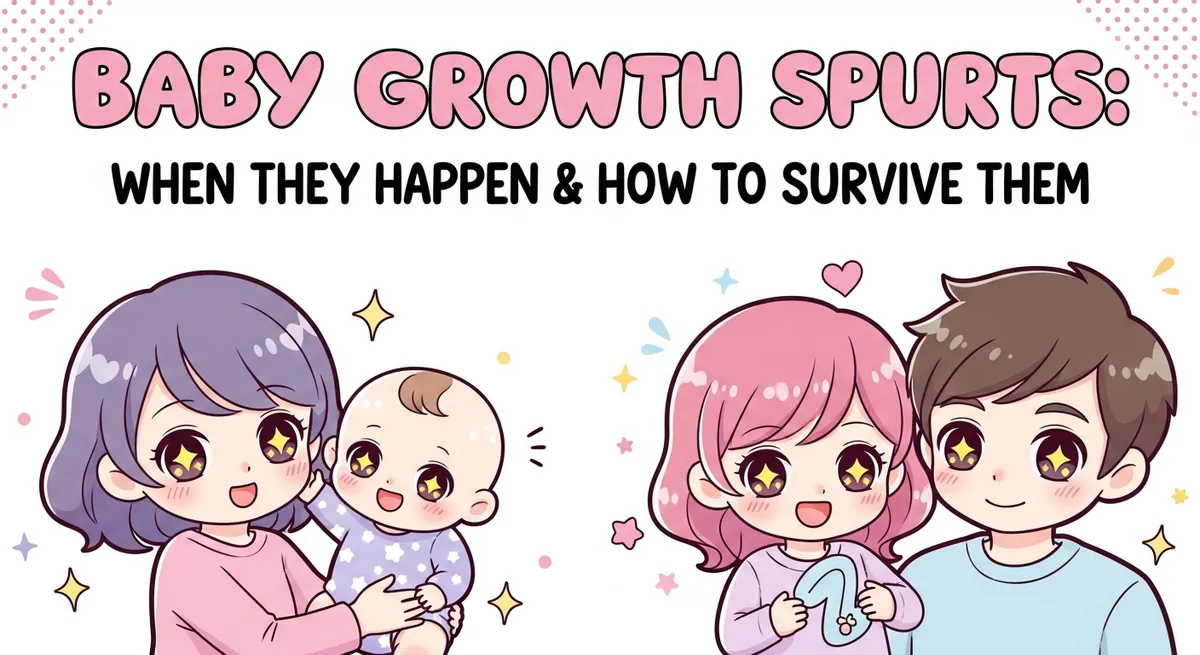 Baby growth spurts timeline - when they happen and how to survive them