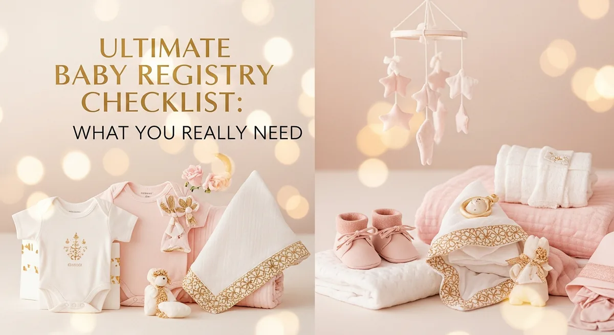 Ultimate Baby Registry Checklist: What You Really Need - SoulSeed Baby Names blog header image
