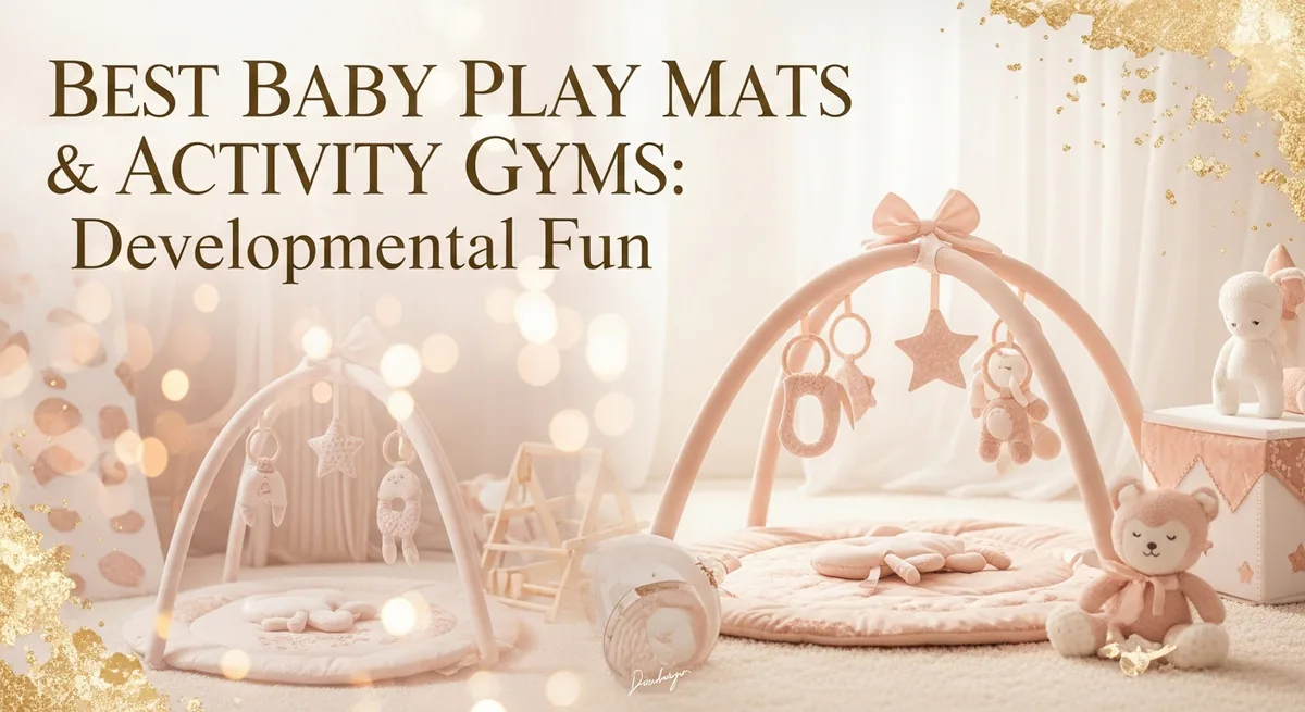 Best Baby Play Mats & Activity Gyms: Developmental Fun - SoulSeed Baby Names blog header image