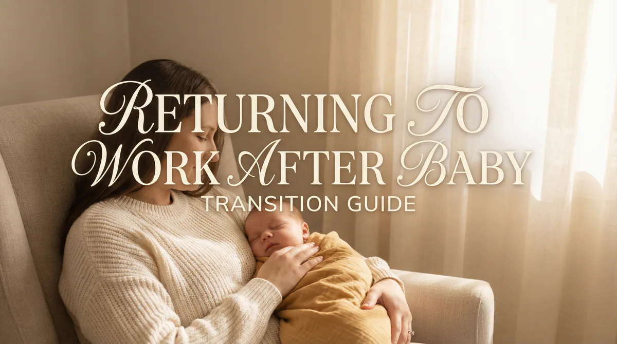Returning to Work After Baby: Complete Transition Guide - SoulSeed Baby Names blog header image