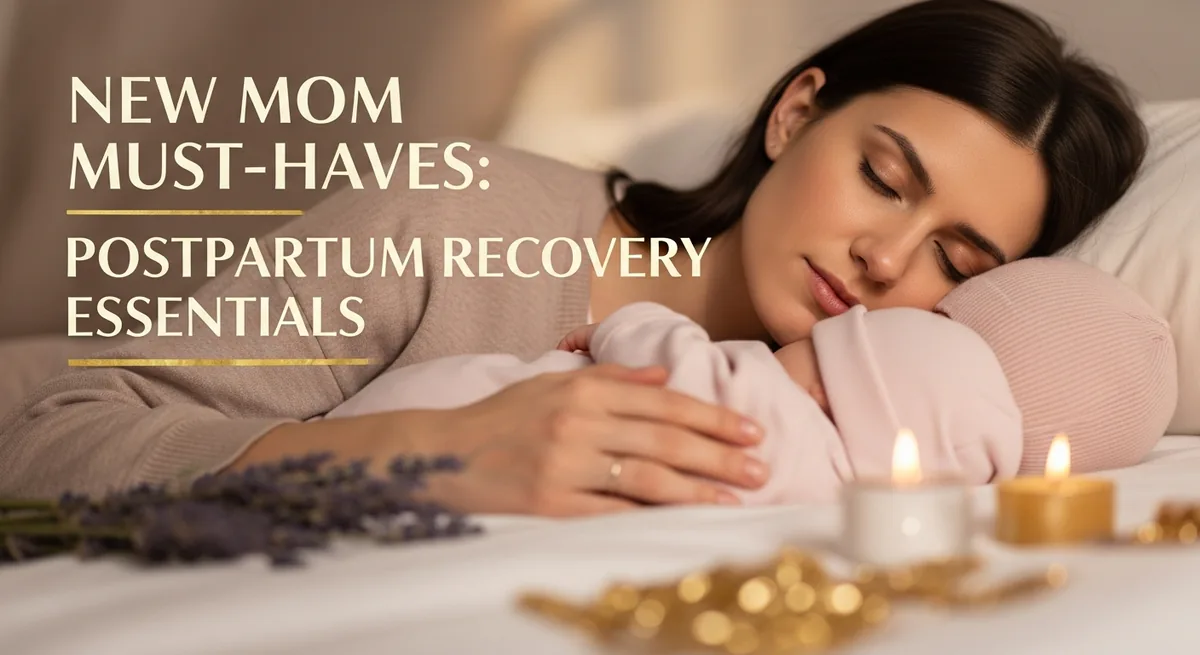 New Mom Must-Haves: Postpartum Recovery Essentials - SoulSeed Baby Names blog header image