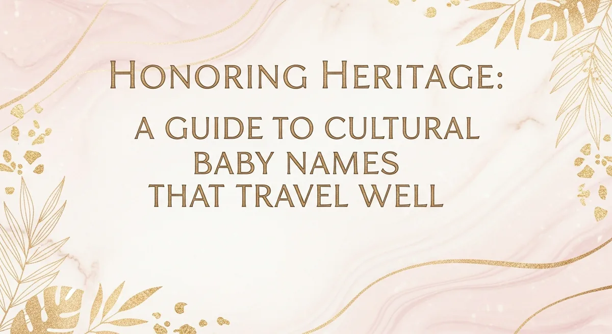 Cultural Baby Names: Honoring Your Heritage Beautifully - SoulSeed Baby Names blog header image