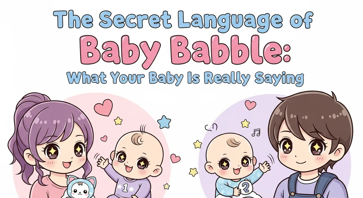 The Secret Language of Baby Babble - SoulSeed Baby Names blog header image