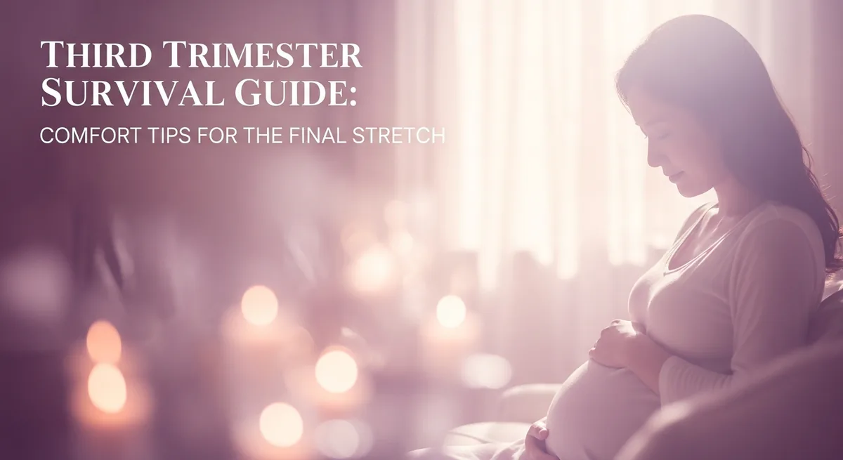 Third Trimester Survival: Weeks 28-40 Decoded (The Final Stretch) - SoulSeed Baby Names blog header image