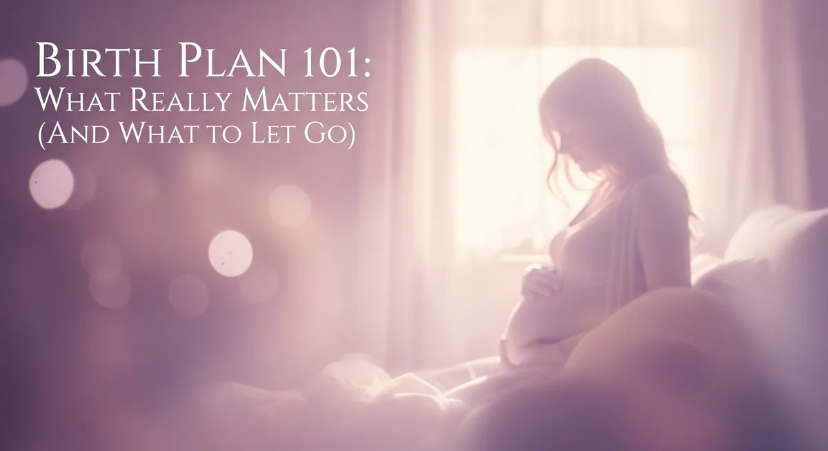 Birth Plan 101: What Really Matters (And What to Let Go) - SoulSeed Baby Names blog header image