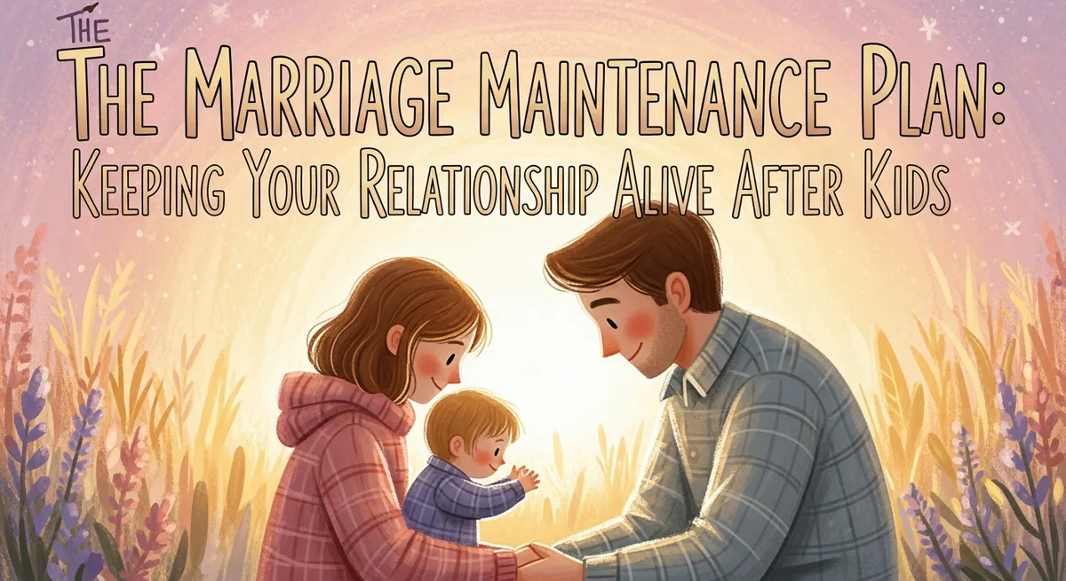 The Marriage Maintenance Plan: Keeping Your Relationship Alive After Kids - SoulSeed Baby Names blog header image