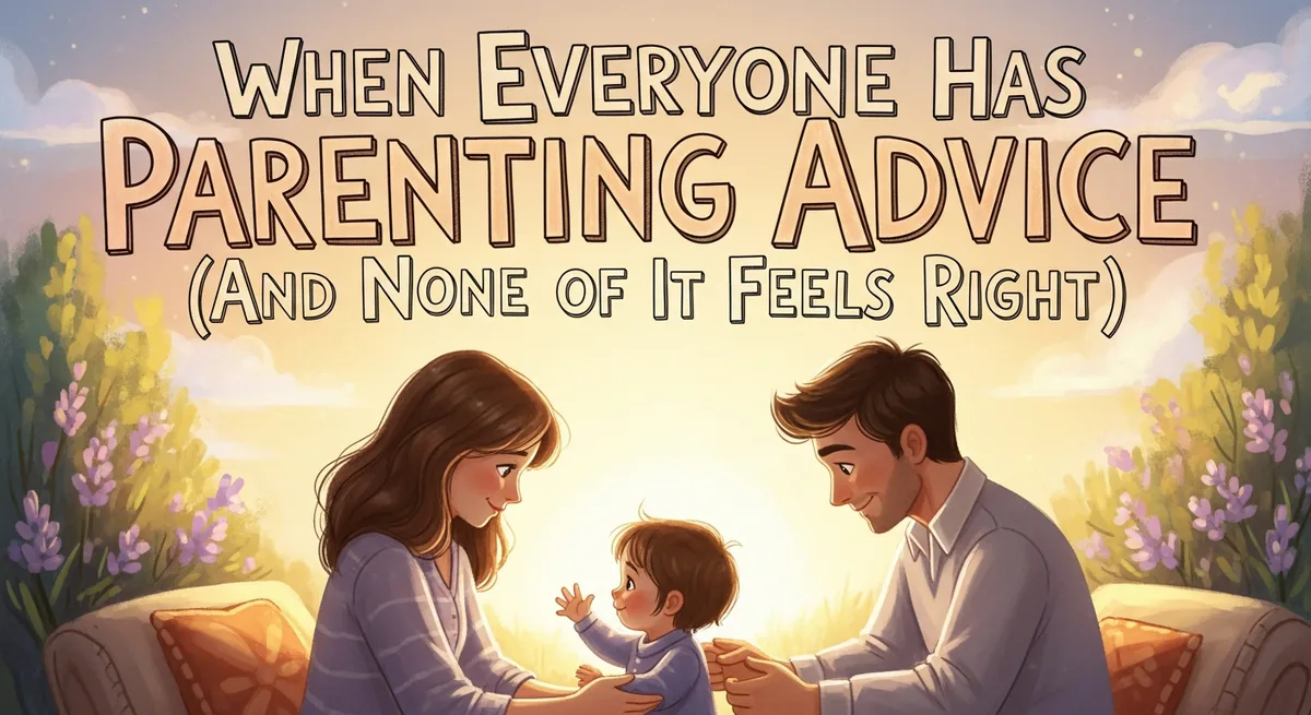 Unsolicited Parenting Advice: How to Smile, Nod, and Ignore - SoulSeed Baby Names blog header image