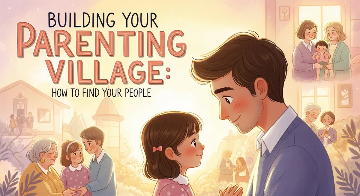 Building Your Parenting Village: How to Find Your People - SoulSeed Baby Names blog header image