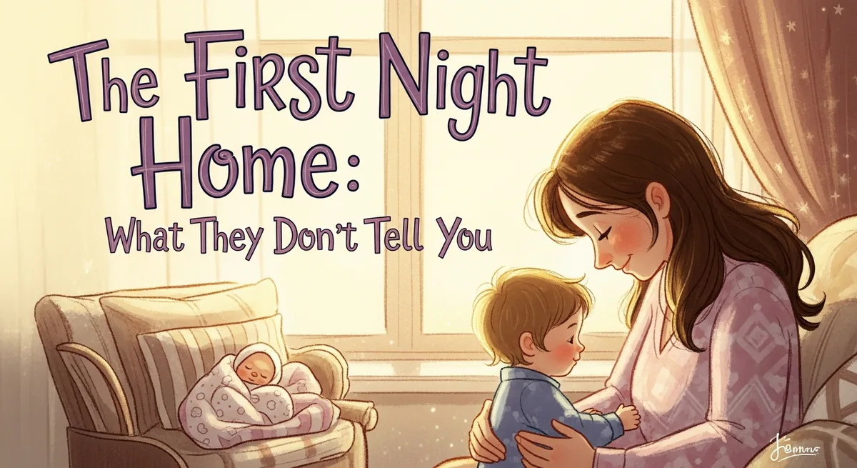 Your First Night Home With Baby: The Unfiltered Truth - SoulSeed Baby Names blog header image