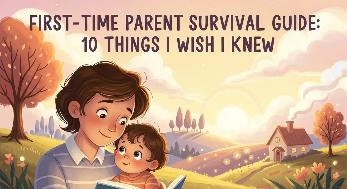 First-Time Parent Survival Guide: 10 Things I Wish I Knew - SoulSeed Baby Names blog header image