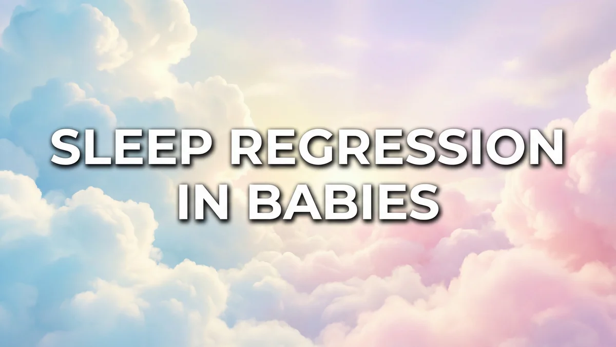 Sleep Regression in Babies: What It Is, When It Happens, and How to Survive It - SoulSeed Baby Names blog header image