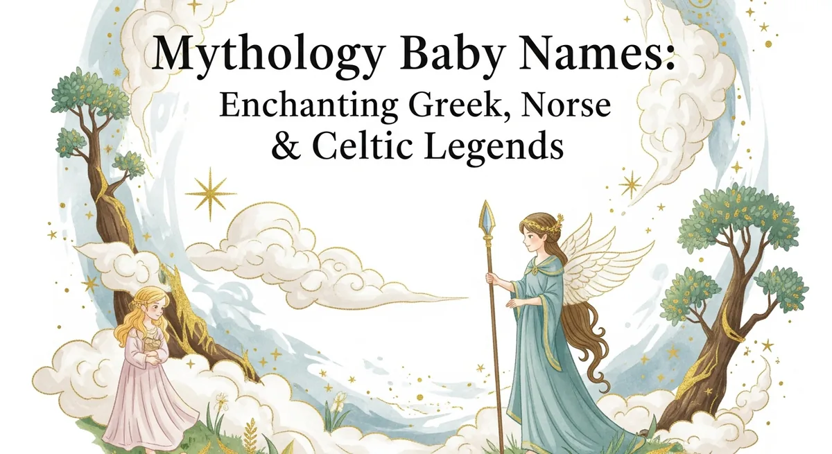 Mythology baby names from Greek, Norse, and Celtic legends with ancient power