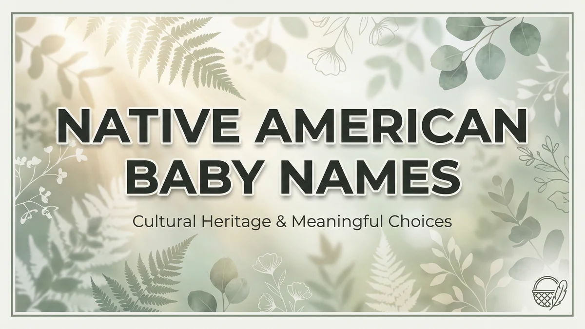 Native American Baby Names: 65+ Indigenous Names With Sacred Meanings - SoulSeed Baby Names blog header image