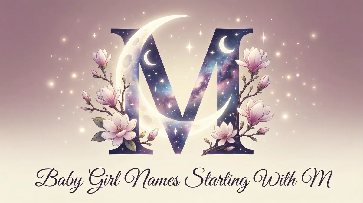 Baby Girl Names Starting With M - SoulSeed Baby Names blog header