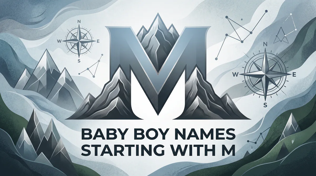 Baby Boy Names Starting With M - SoulSeed Baby Names blog header