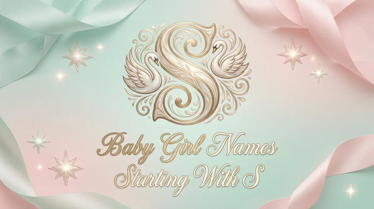 Baby Girl Names Starting With S - SoulSeed Baby Names blog header