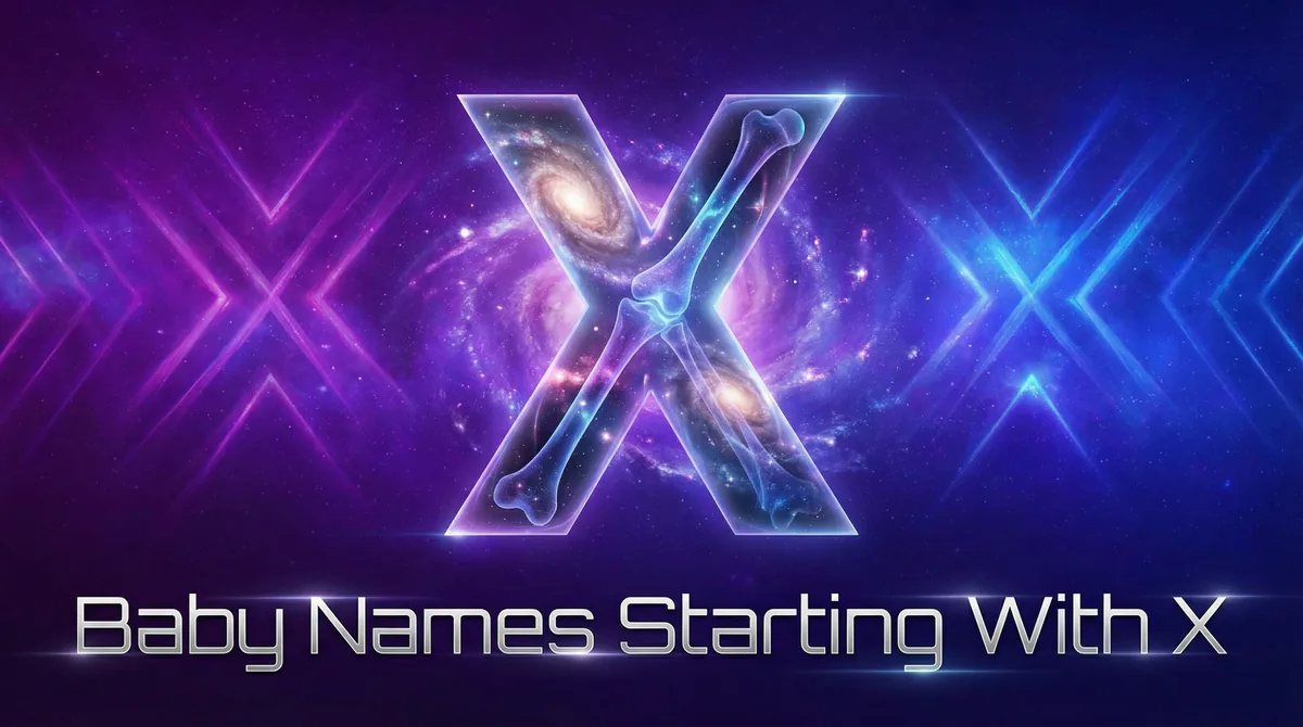 Baby Names Starting With X - SoulSeed Baby Names blog header