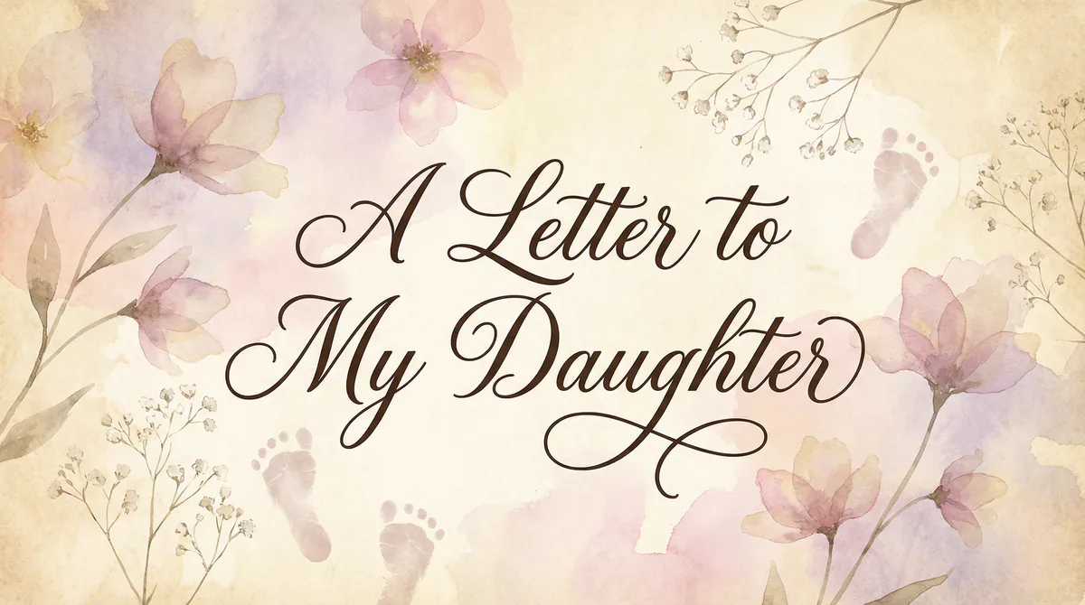 A Letter to My Daughter: The Story of How You Got Your Name - SoulSeed Baby Names blog header