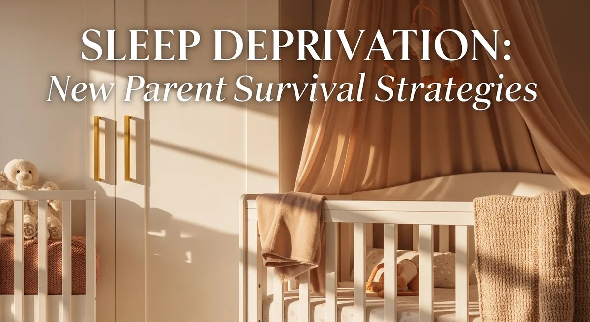 Sleep Deprivation: New Parent Survival Strategies - SoulSeed Baby Names blog header image