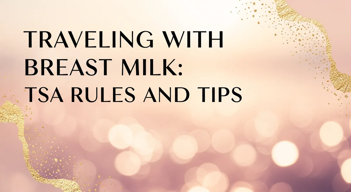 Traveling with breast milk - TSA rules and tips for flying moms