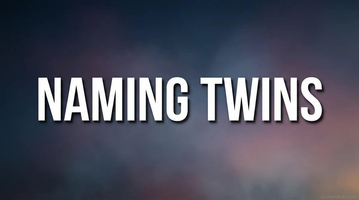 Naming Twins Double the Babies, Quadruple the Drama - SoulSeed Baby Names
